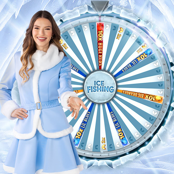 Ice Fishing Casino Promotion – Hauptbanner für exklusive Winter-Boni